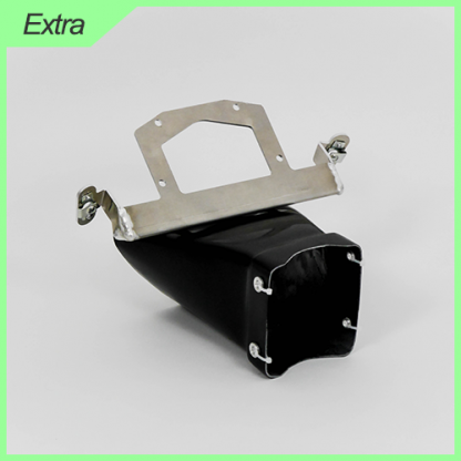 Kawasaki ZX-6R 2009-2018 Set: Verkleidungshalter mit Luftkanal (für ADU-Dashboard)