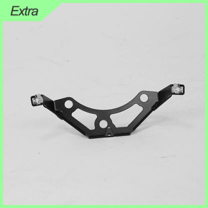 Yamaha YZF R6 (RJ15) 2008-2016 Alu-Verkleidungshalter vorne, schwarz