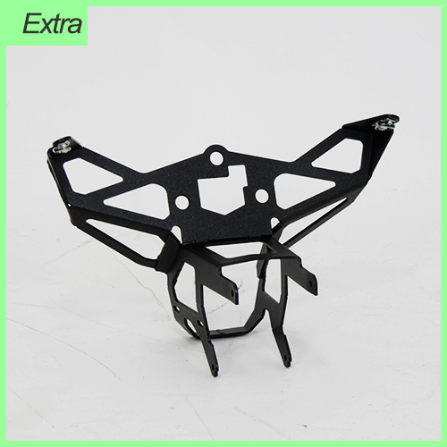 BMW M1000RR 2025+ Alu-Verkleidungs- & Instrumentenhalter für OEM-Display schwarz